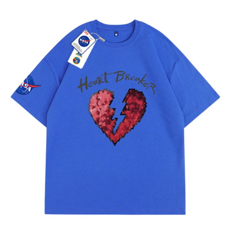 画像4: Nasa x Heart broker T-shirt ユニセックス 男女兼用 ナサ×ハートブローカープリントTシャツ (4)