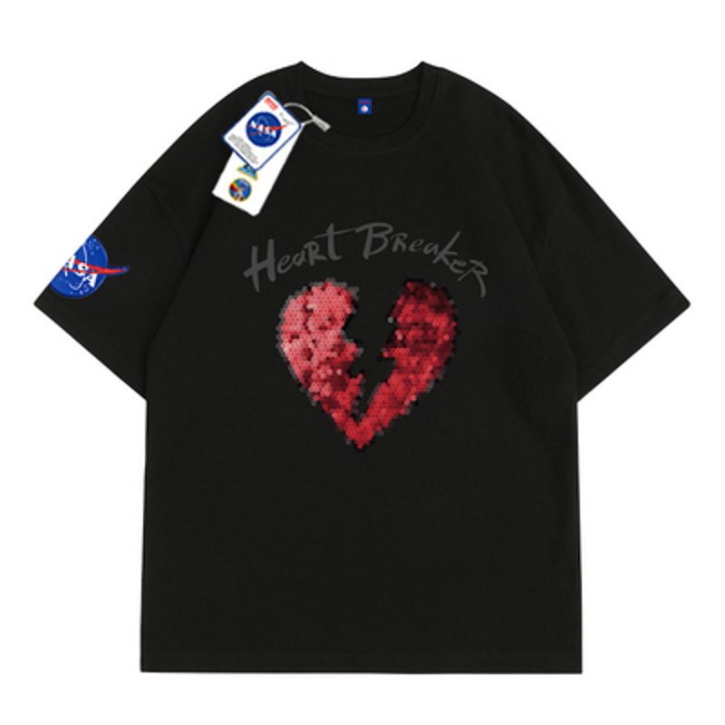 画像3: Nasa x Heart broker T-shirt ユニセックス 男女兼用 ナサ×ハートブローカープリントTシャツ (3)