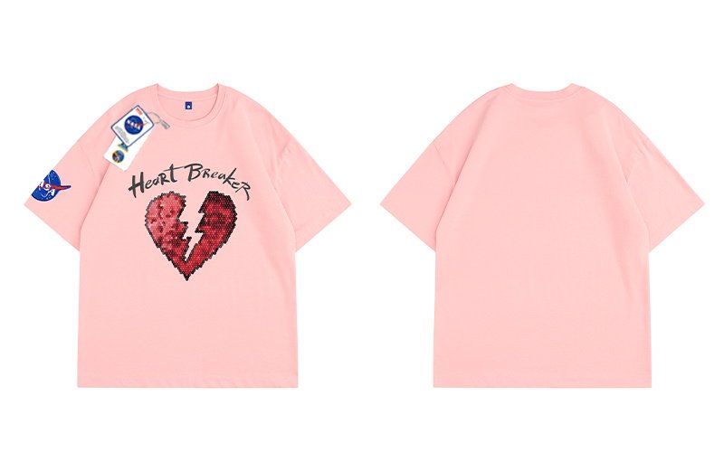 画像7: Nasa x Heart broker T-shirt ユニセックス 男女兼用 ナサ×ハートブローカープリントTシャツ (7)