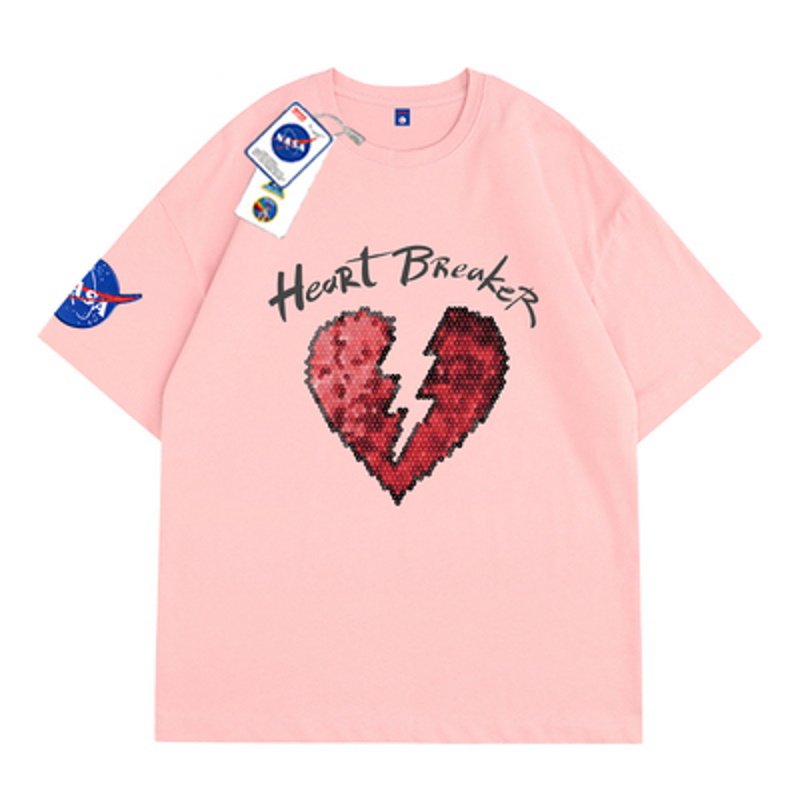 画像6: Nasa x Heart broker T-shirt ユニセックス 男女兼用 ナサ×ハートブローカープリントTシャツ (6)