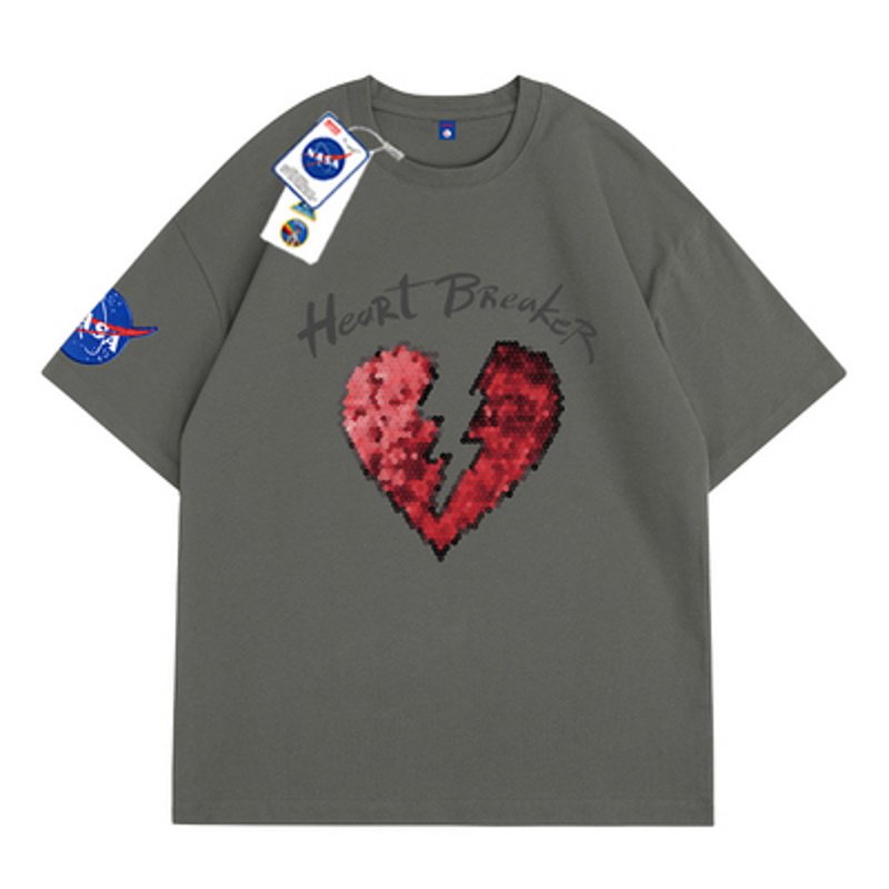 画像5: Nasa x Heart broker T-shirt ユニセックス 男女兼用 ナサ×ハートブローカープリントTシャツ (5)