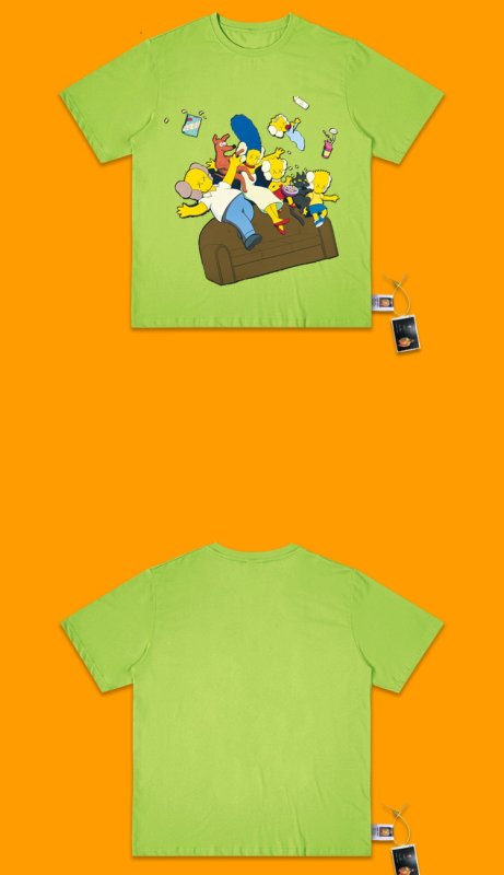 画像6: Simpson Spoofing kaws T-shirt　ユニセックス 男女兼用 シンプソンなりすましカウズプリントTシャツ (6)