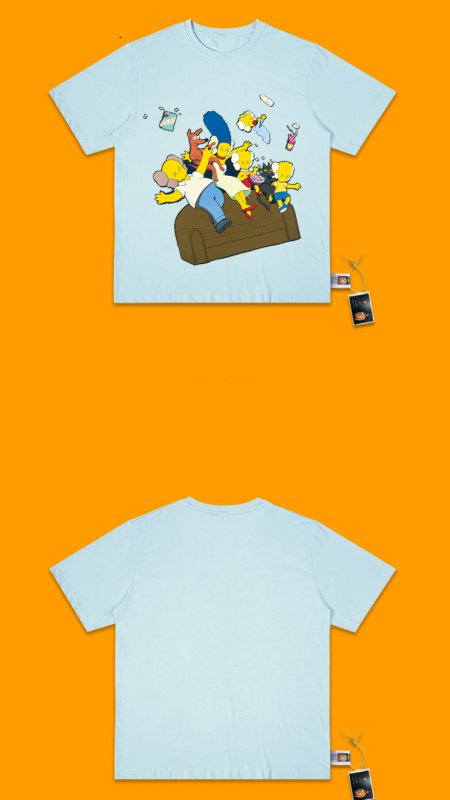 画像4: Simpson Spoofing kaws T-shirt　ユニセックス 男女兼用 シンプソンなりすましカウズプリントTシャツ (4)