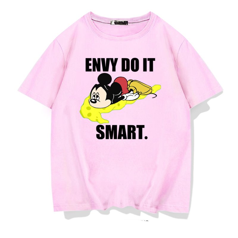 画像8: envy do it smart mickey mouse mickey T-shirt ユニセックス 男女兼用 envy do it smart ミッキーマウスミッキープリントTシャツ (8)