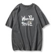 画像4: bear print t-shirt　ユニセックス 男女兼用when you smile  ベア クマプリントTシャツ (4)