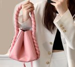 画像10: folding personality fried street weaving messenger bucket bag Shoulder Bag　折りたたみパーソナリティフライドストリートバケットバッグトートショルダーバッグ (10)