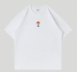 画像2: simple embroidery dice short-sleeved T-shirt 　ユニセックス 男女兼用ダイスサイコロ刺繍半袖Tシャツ (2)