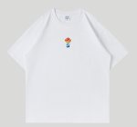 画像2: simple embroidery dice short-sleeved T-shirt 　ユニセックス 男女兼用ダイスサイコロ刺繍半袖Tシャツ (2)