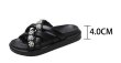 画像5: Platform fairy pearl sandals slippers　パール付き プラットフォームサンダルスリッパ    (5)