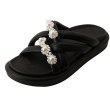 画像2: Platform fairy pearl sandals slippers　パール付き プラットフォームサンダルスリッパ    (2)