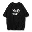 画像3: bear print t-shirt　ユニセックス 男女兼用when you smile  ベア クマプリントTシャツ (3)