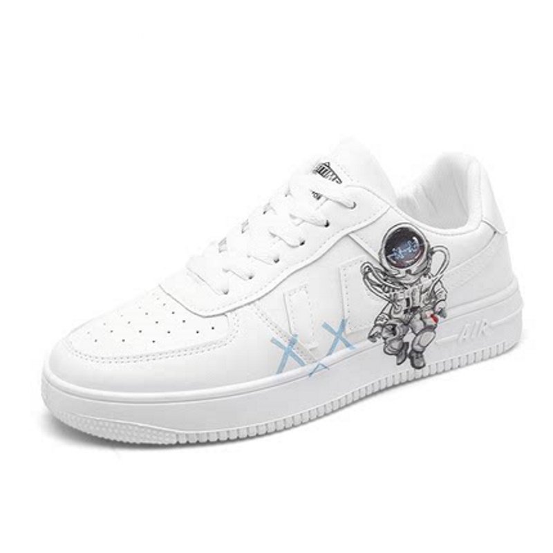 画像3: Astronaut Nasa leather lace-up sneakers  男女兼用ユニセックスナサ宇宙飛行士レースアップレザースニーカー (3)