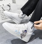 画像6: Astronaut Nasa leather lace-up sneakers  男女兼用ユニセックスナサ宇宙飛行士レースアップレザースニーカー (6)