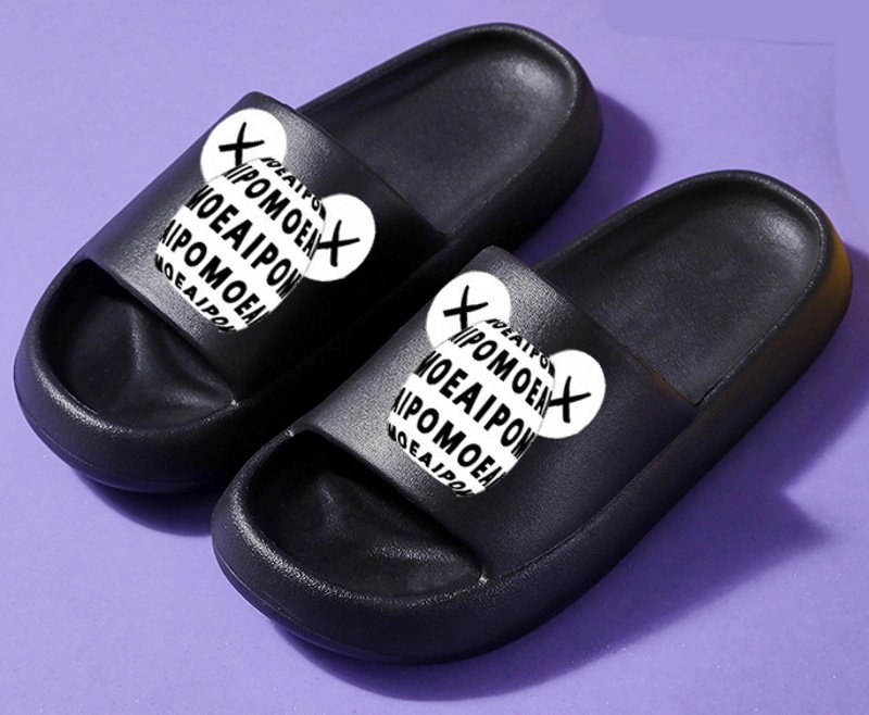 画像3: kaws Brick Bear soft bottom sandals slippers   ユニセック男女兼用カウズブリックベアフリップフロップサンダルシャワーサンダル ビーチサンダル  (3)