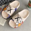 画像3: kaws flour soft bottom sandals slippers   ユニセック男女兼用カウズフラワーフリップフロップサンダルシャワーサンダル ビーチサンダル　 (3)