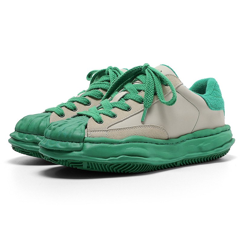 画像5: Shell head dissolving lace-up sneakers shoes 　ユニセックス男女兼用シェルヘッドレースアップスニーカー カジュアル シューズ (5)