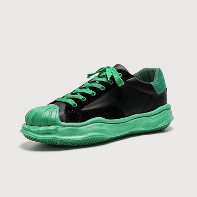 画像3: Shell head dissolving lace-up sneakers shoes 　ユニセックス男女兼用シェルヘッドレースアップスニーカー カジュアル シューズ (3)