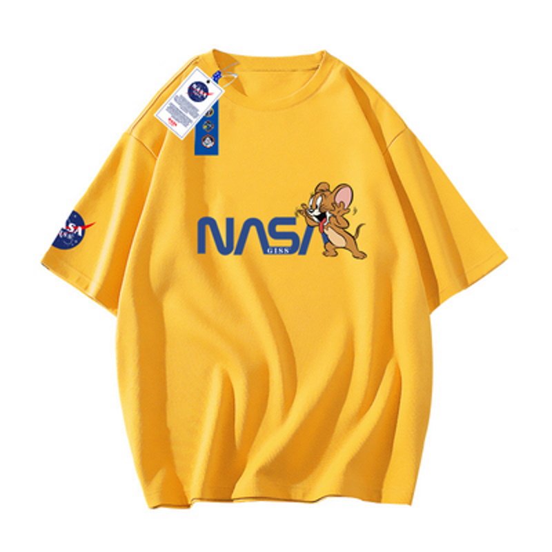 画像1:  Unisex Tom and Jerry Jerry x Nasa print t-shirt　ユニセックス 男女兼用トムとジェリージェリー×ナサプリントTシャツ (1)