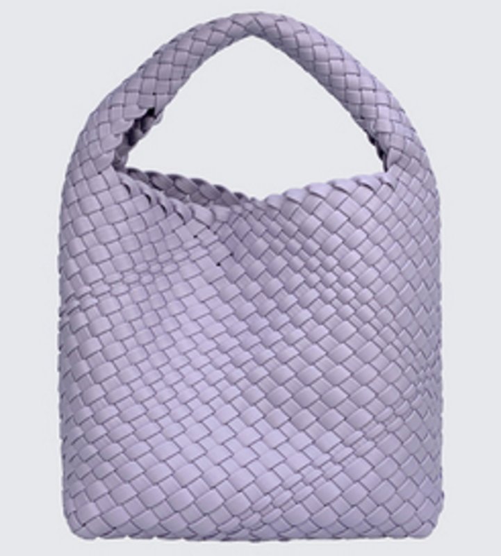 画像4: Mesh braided tote shoulder bag underarm bag  メッシュ編み込みアンダーアーム ショルダートートバッグ (4)