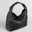 画像3: Mesh braided tote shoulder bag underarm bag 　メッシュ編み込みアンダーアーム ショルダートートバッグ (3)