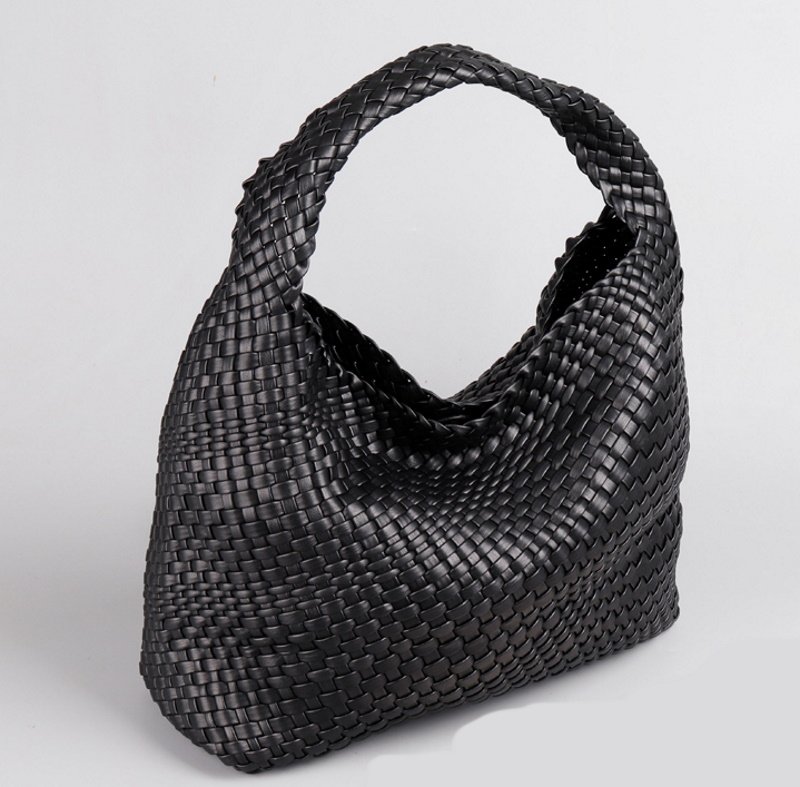 画像3: Mesh braided tote shoulder bag underarm bag  メッシュ編み込みアンダーアーム ショルダートートバッグ (3)