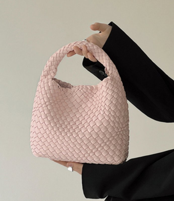 画像6: Mesh braided tote shoulder bag underarm bag  メッシュ編み込みアンダーアーム ショルダートートバッグ (6)