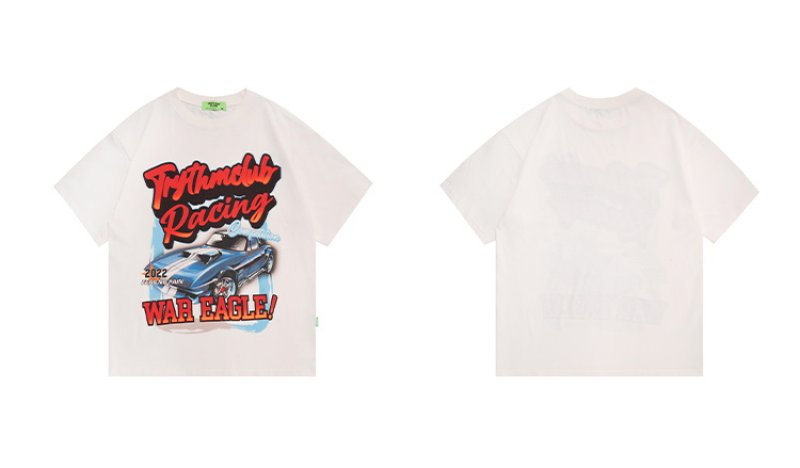 画像3: UnisexClassic car  paint T-shirt 男女兼用ユニセックスクラシックカーペイントTシャツ (3)