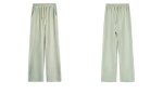画像10:  Women’s Hem side slits pants  裾スリットワイドルーズ ストレートパンツ  (10)
