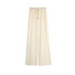 画像2:  Women’s Hem side slits pants  裾スリットワイドルーズ ストレートパンツ  (2)