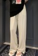 画像7:  Women’s Hem side slits pants  裾スリットワイドルーズ ストレートパンツ  (7)