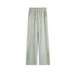 画像3:  Women’s Hem side slits pants  裾スリットワイドルーズ ストレートパンツ  (3)
