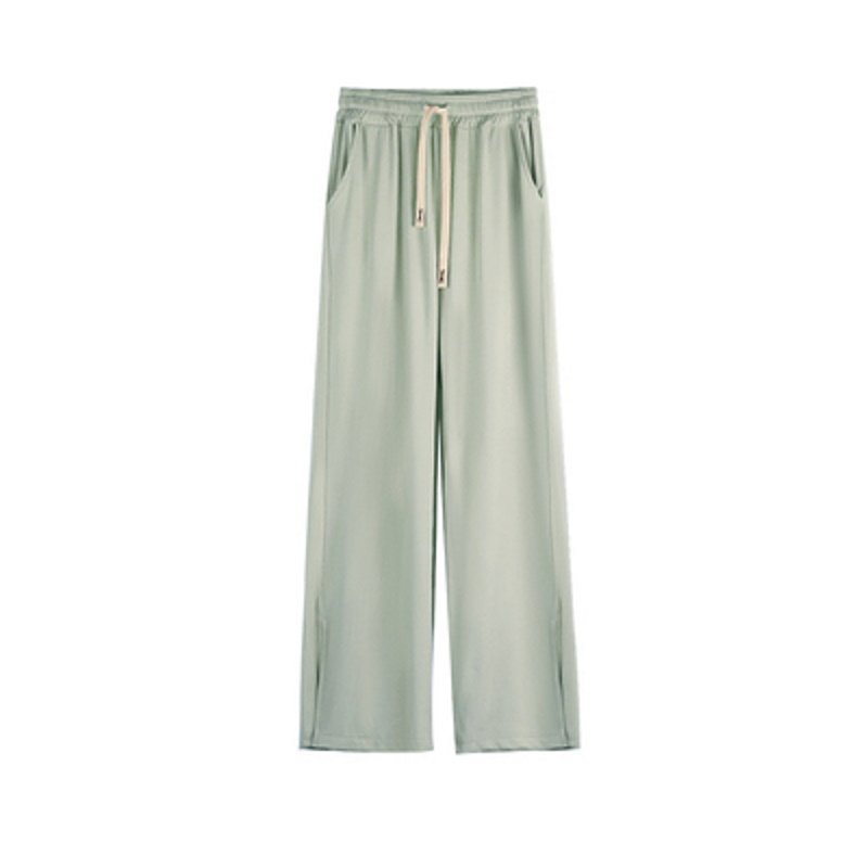 画像3:  Women’s Hem side slits pants  裾スリットワイドルーズ ストレートパンツ  (3)