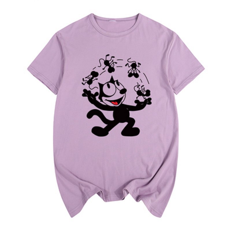 画像7: Felix the Cat Cartoon AnimeT-shirt ユニセックス男女兼用フェリックスザキャットTシャツ (7)