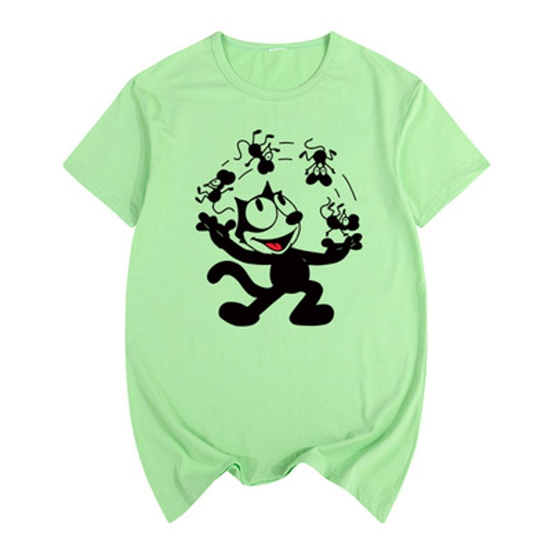 画像8: Felix the Cat Cartoon AnimeT-shirt ユニセックス男女兼用フェリックスザキャットTシャツ (8)