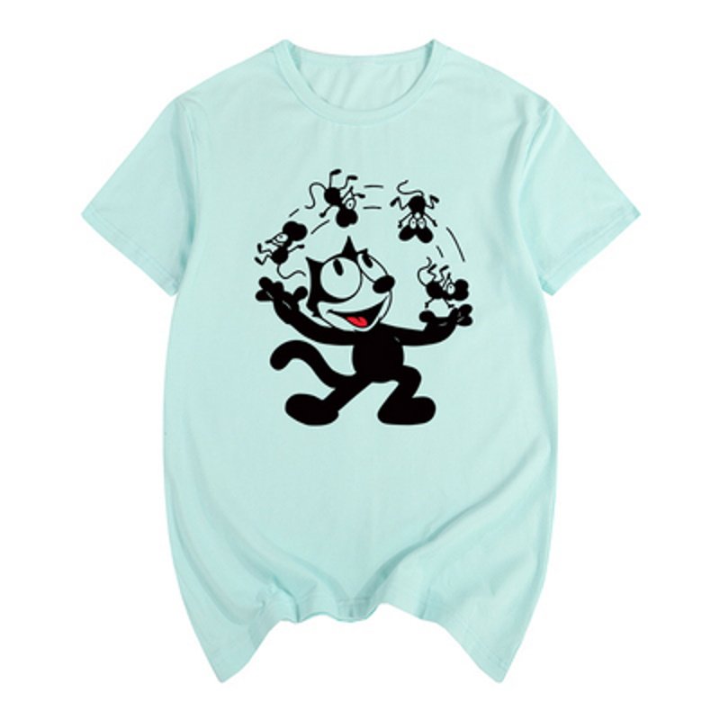 画像6: Felix the Cat Cartoon AnimeT-shirt ユニセックス男女兼用フェリックスザキャットTシャツ (6)