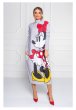 画像2: 22 Women's Minnie mouse comic cartoon printed turtleneck Long Dress  ミニー グラフィックペイント タートルネック  ロング ワンピース ドレス　 (2)