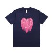 画像3: Melting pink heart T-shirt　ユニセックス男女兼用メルティングハートプリントTシャツ (3)