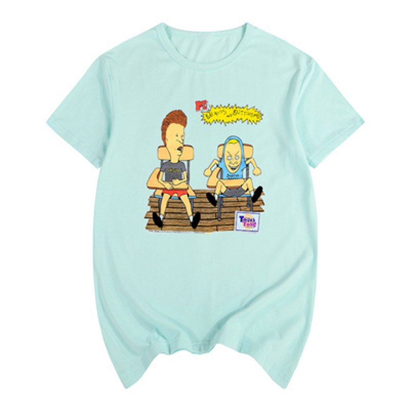 画像3: Beavis and Butt head Cartoon AnimeT-shirt ユニセックス男女兼用ビーバス・アンド・バットヘッドアニメTシャツ (3)