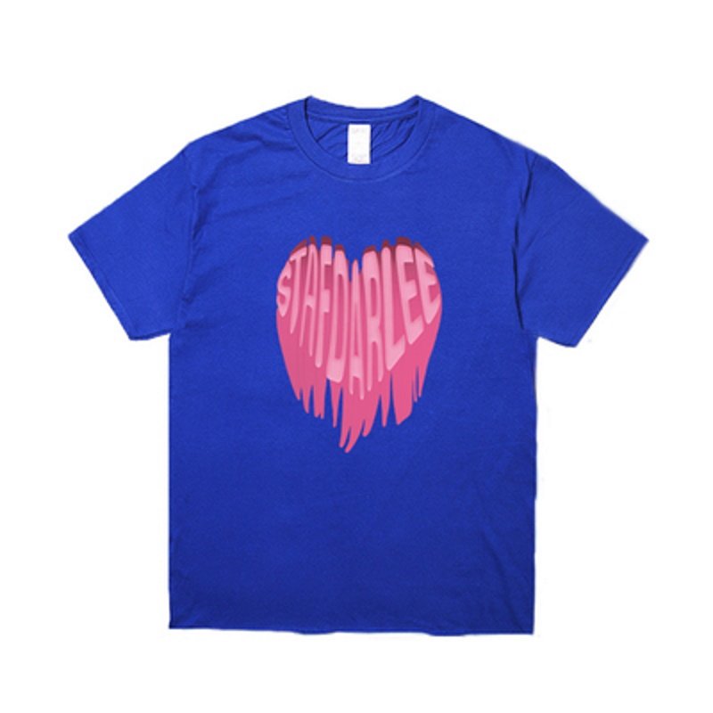 画像8: Melting pink heart T-shirt　ユニセックス男女兼用メルティングハートプリントTシャツ (8)