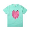 画像6: Melting pink heart T-shirt　ユニセックス男女兼用メルティングハートプリントTシャツ (6)