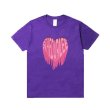 画像15: Melting pink heart T-shirt　ユニセックス男女兼用メルティングハートプリントTシャツ (15)