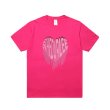 画像5: Melting pink heart T-shirt　ユニセックス男女兼用メルティングハートプリントTシャツ (5)