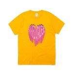 画像17: Melting pink heart T-shirt　ユニセックス男女兼用メルティングハートプリントTシャツ (17)