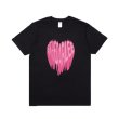 画像16: Melting pink heart T-shirt　ユニセックス男女兼用メルティングハートプリントTシャツ (16)