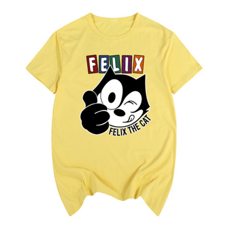 画像9: Good Job Felix the Cat Cartoon AnimeT-shirt ユニセックス男女兼用グッジョブフェリックスザキャットTシャツ (9)