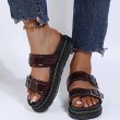 画像5: Cross-border Martin sandals slippers   即発ユニセック男女兼用プラットフォームマーチンサンダル スリッパ (5)