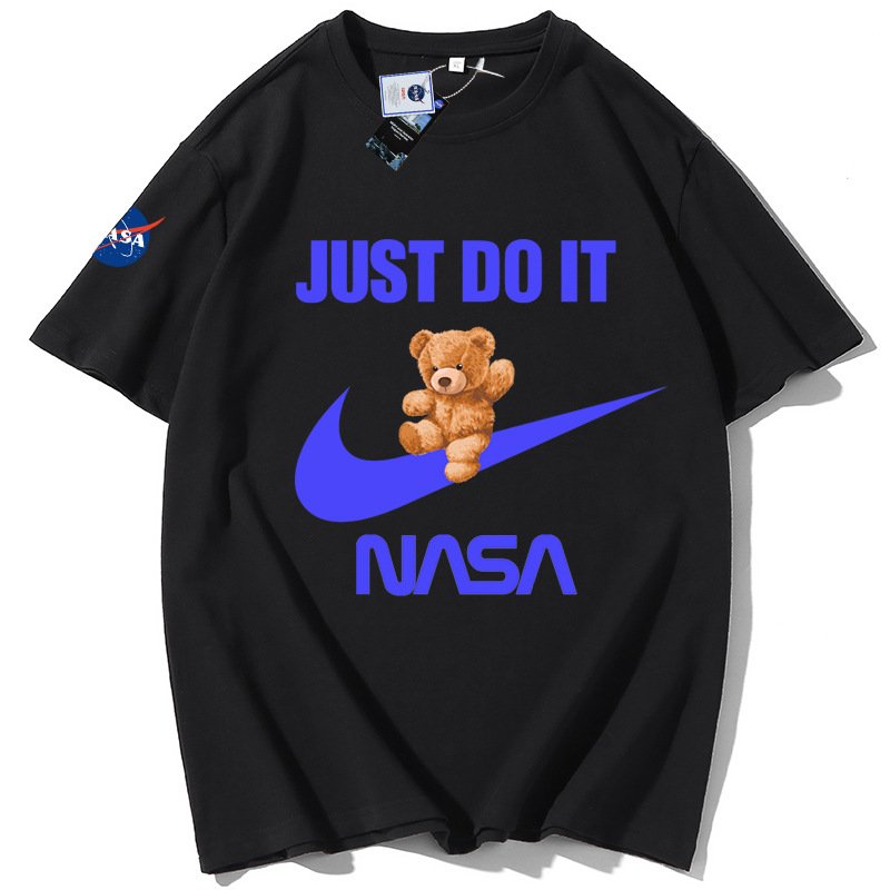 画像6: Unisex JUST DO IT NASA x Bear T-shirt 男女兼用ユニセックス ナサ×ベアプリントTシャツ (6)