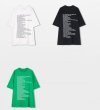 画像4: English logo print oversize t-shirt　ユニセックス男女兼用アルファベットロゴプリントTシャツ (4)