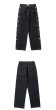 画像5: Unisex side button wide straight denim jeans Pants　ユニセックス男女兼用 サイドボタンワイドストレートデニムジーンズパンツ (5)