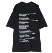 画像2: English logo print oversize t-shirt　ユニセックス男女兼用アルファベットロゴプリントTシャツ (2)